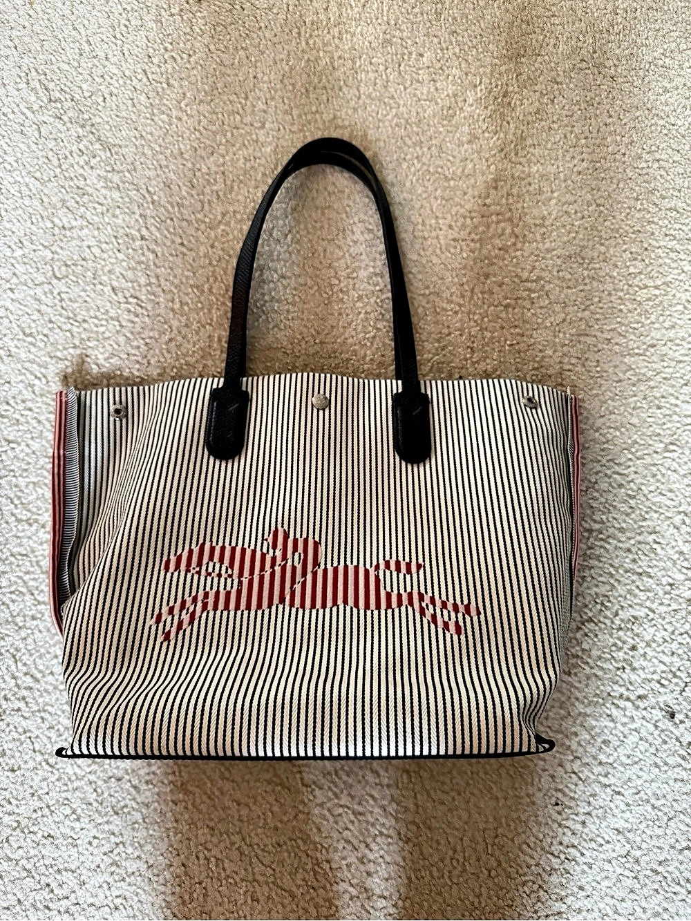 Longchamp Striped Tote